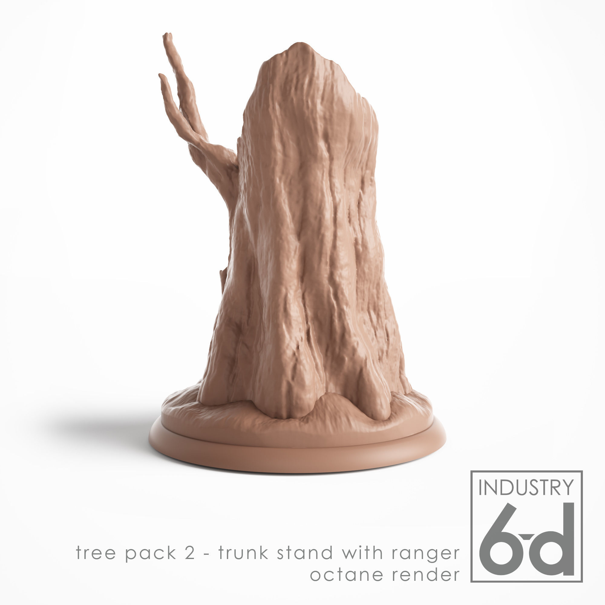 Tree Pack 2 - Miniature Tabletop Trees 3D print model_12