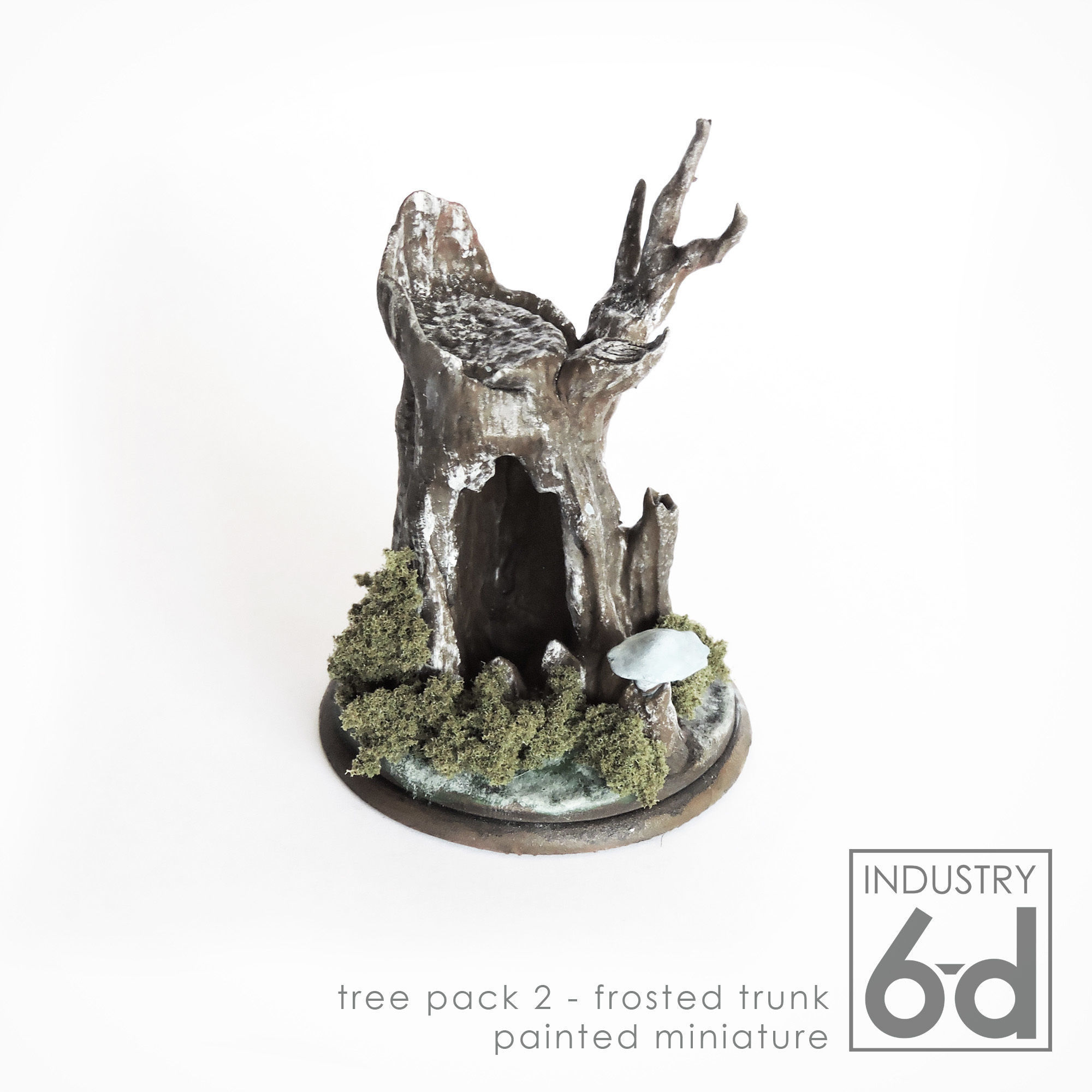 Tree Pack 2 - Miniature Tabletop Trees 3D print model_4
