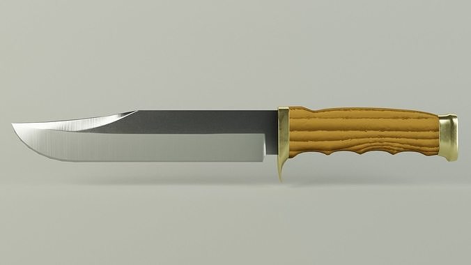 Knife Free low-poly 3D model