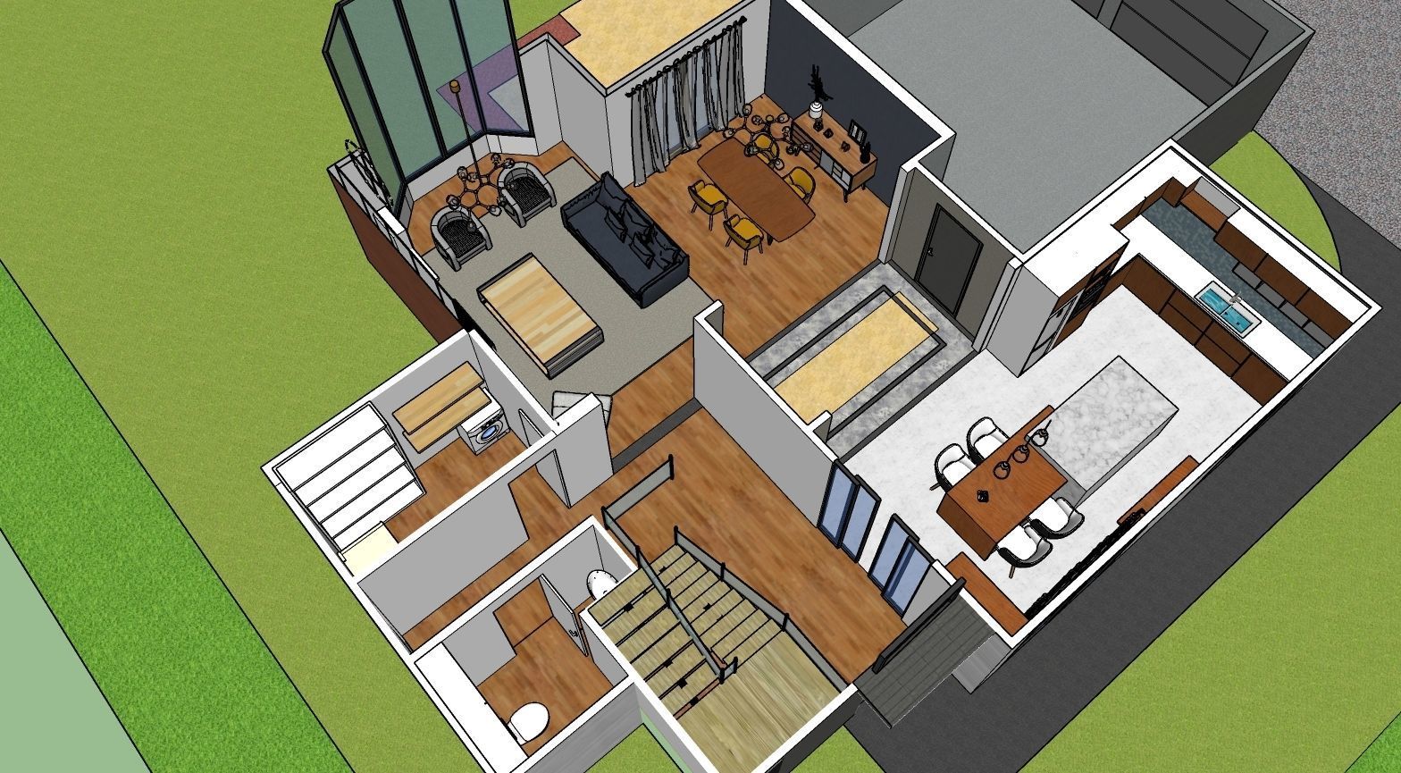 Maison Design 3D model_16