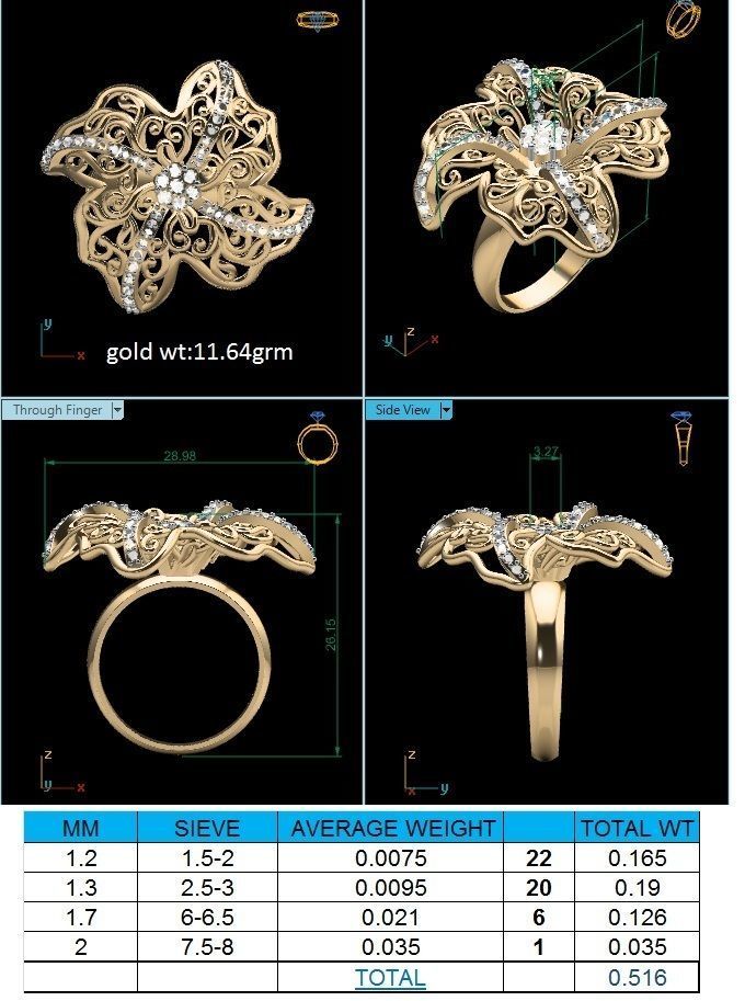 Ring - 72 3D print model_3