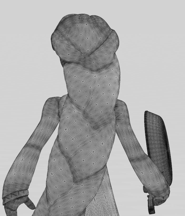 Rapunzel Tabletop Miniature 3D print model_4