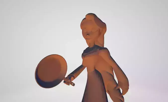 Rapunzel Tabletop Miniature 3D print model