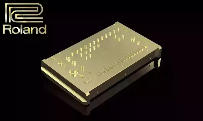 Roland TR-808 drum machine 3D print model