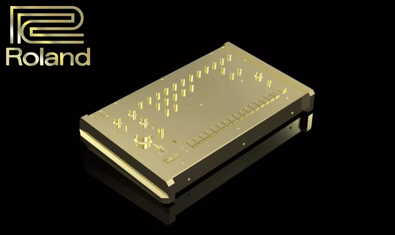 Roland TR-808 drum machine 3D print model