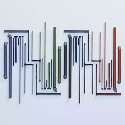 Rusty Industrial Pipes