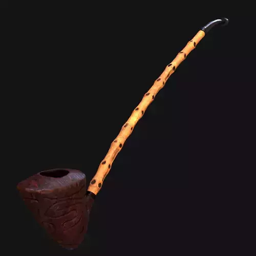 Smoking pipe Low-poly 3D model