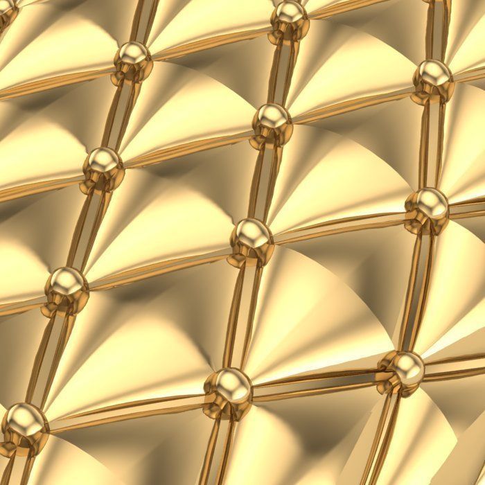 CHARMS three gold - plated pillows 3D print model_4