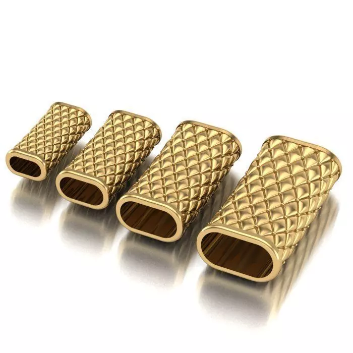 CHARMS three gold - plated pillows 3D print model_0