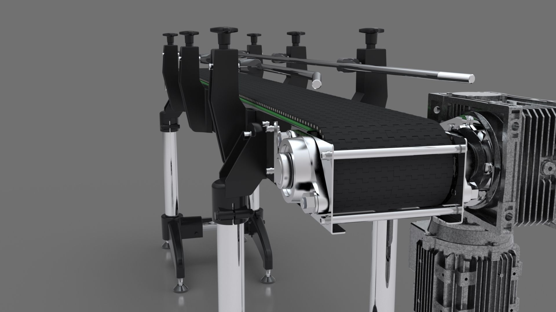 Modular Conveyor 3D model_6