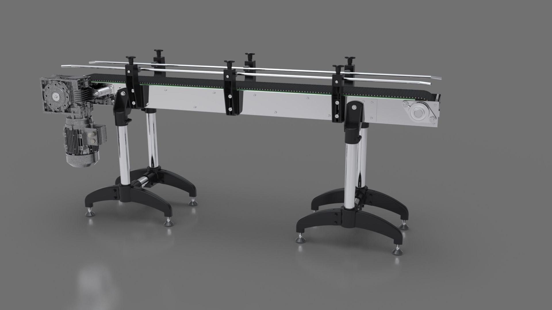 Modular Conveyor 3D model_2