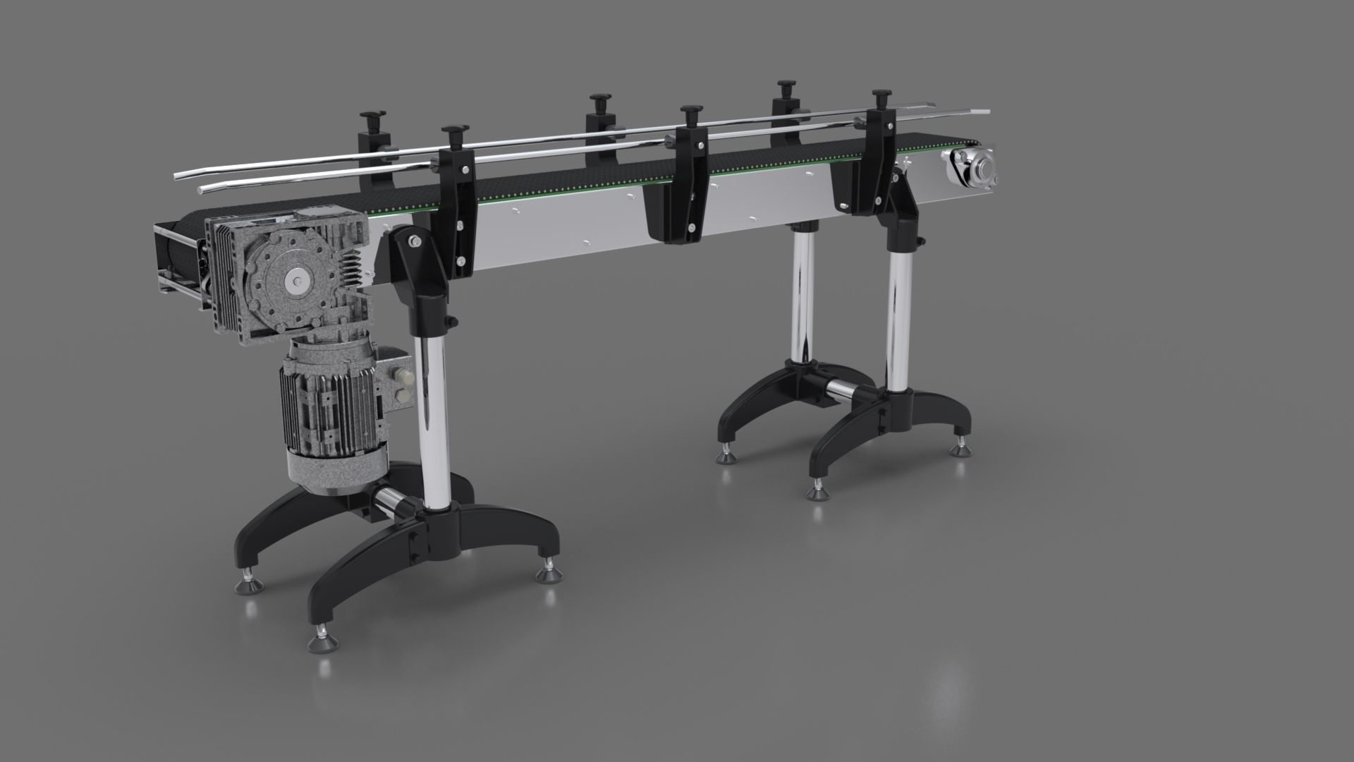 Modular Conveyor 3D model_3