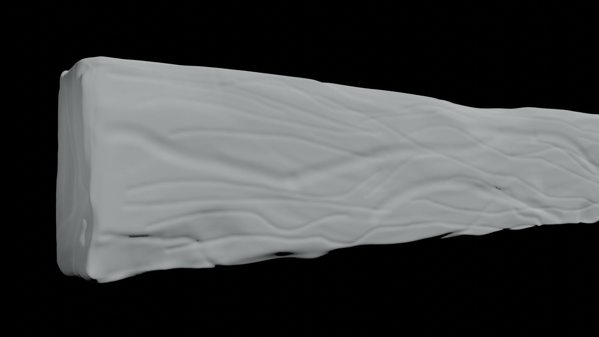 Wood plank Free 3D model_1