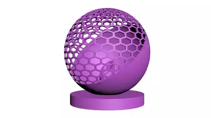 Sphere parametric lamp 3D print model