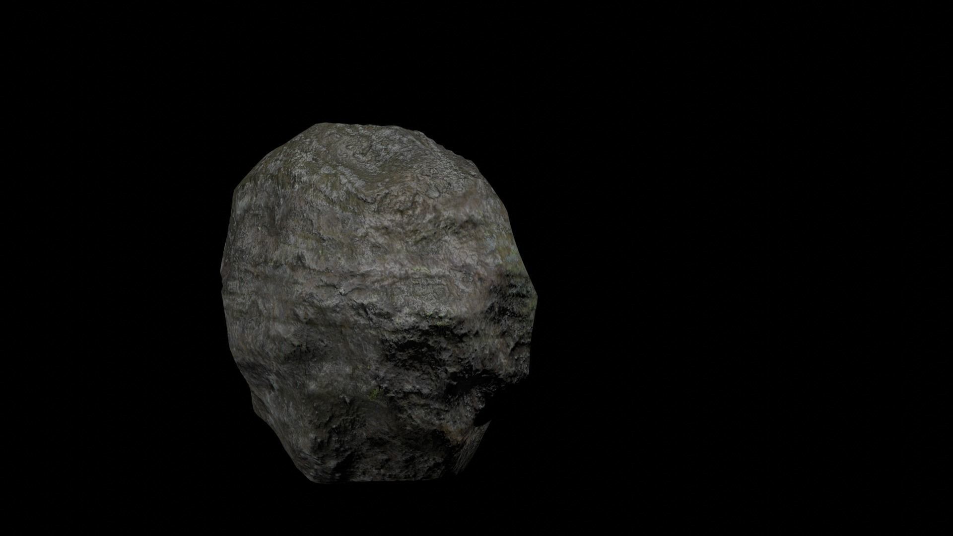 Rock-Stone rock Free low-poly 3D model_2