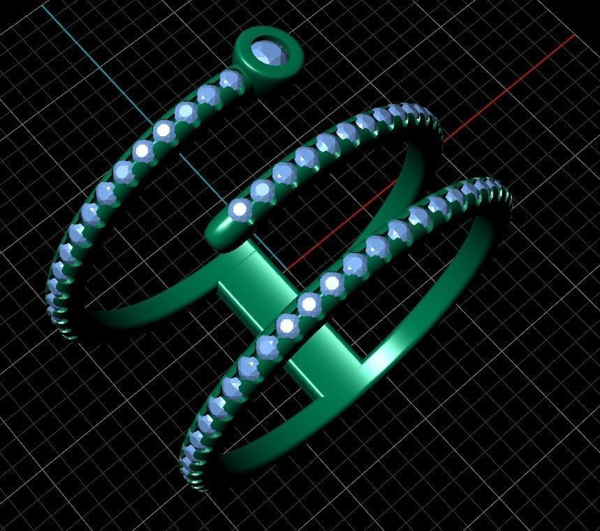 Ring iz43 3D print model_12