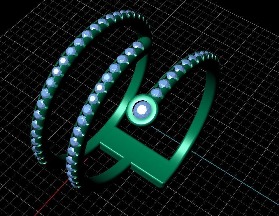 Ring iz43 3D print model_10