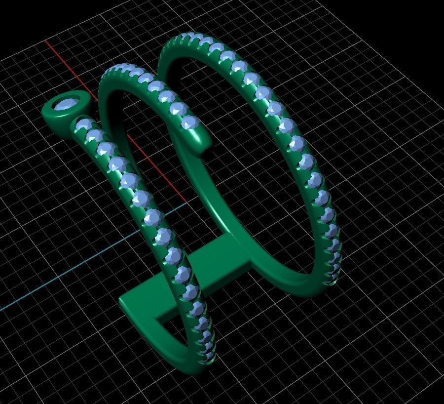 Ring iz43 3D print model_11