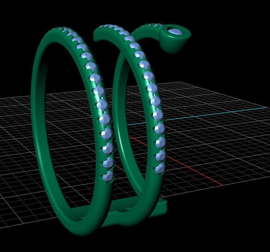 Ring iz43 3D print model_9
