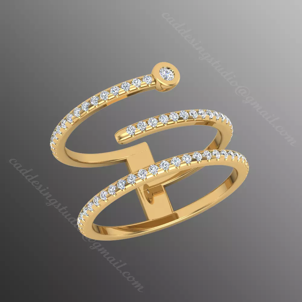 Ring iz43 3D print model_0