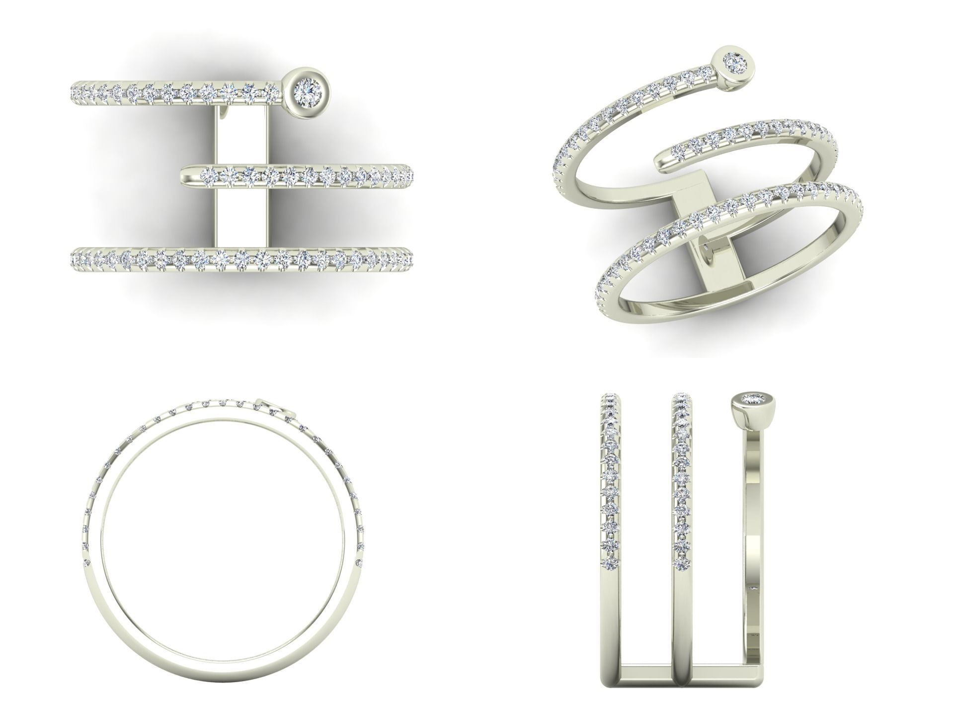 Ring iz43 3D print model_5