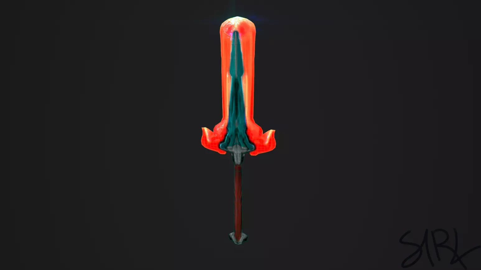 Spear Jelly Free low-poly 3D model