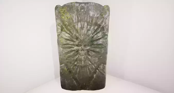 Skull Tombstone