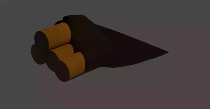 Firewood logs 3D model