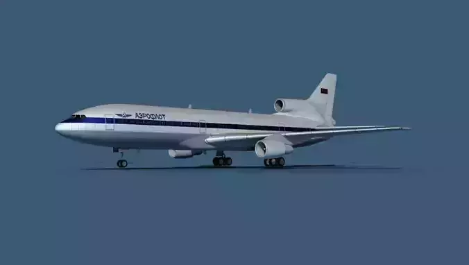 Lockheed L-1011-50 Aeroflot 3D model
