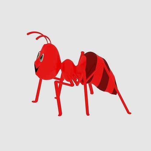 Ant Cartoon Animation 3D model