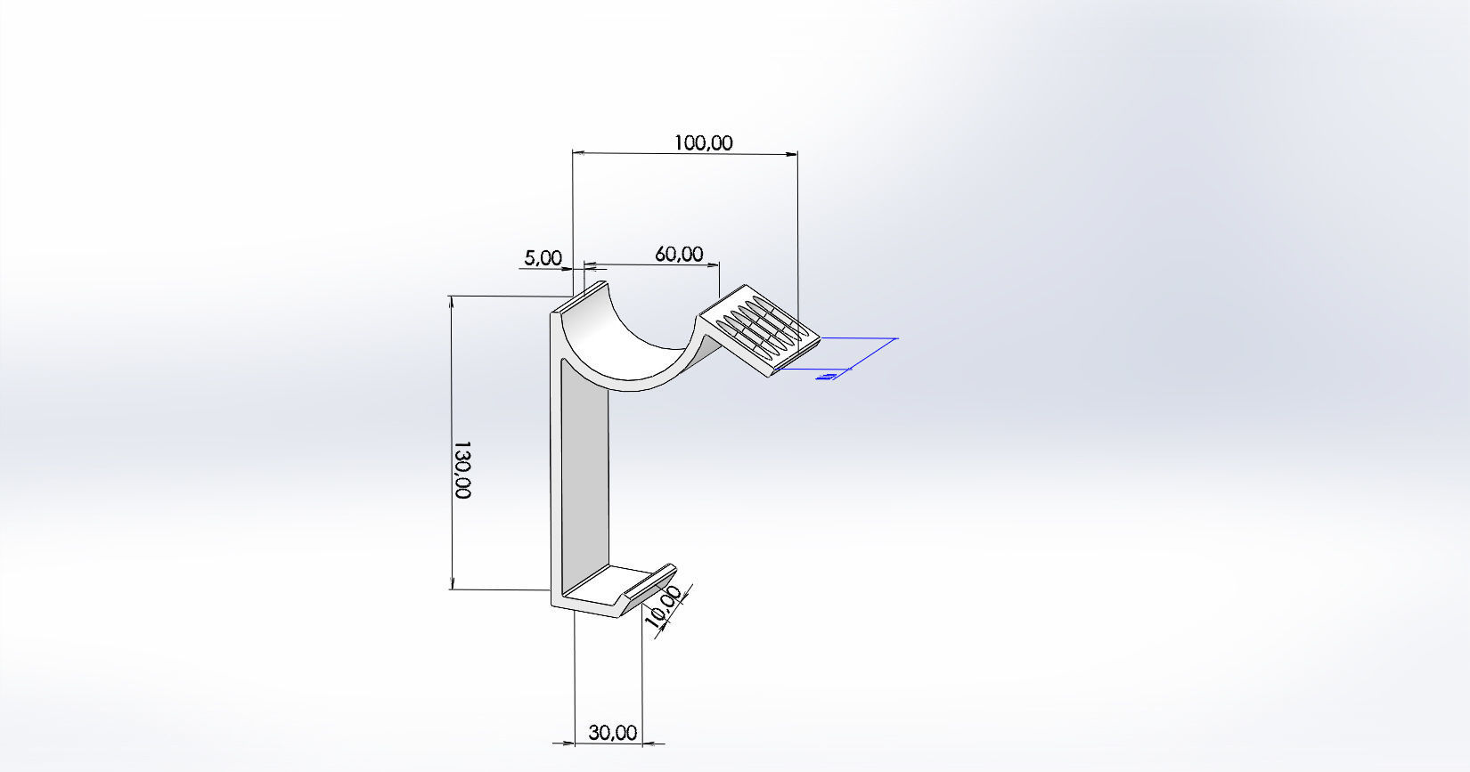 Toothbrush holder 3D print model_4