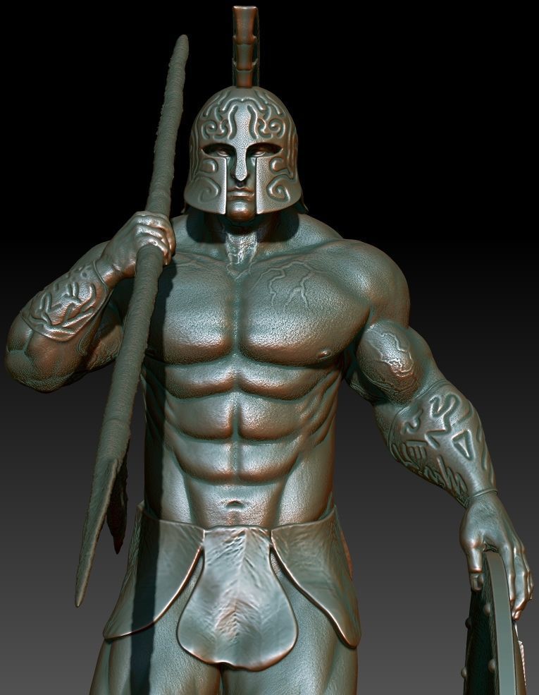 Atlantis Frank Frazetta 3D print model_14