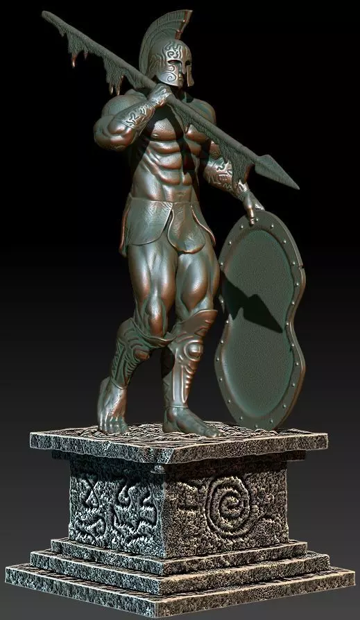 Atlantis Frank Frazetta 3D print model_0