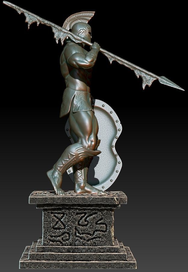 Atlantis Frank Frazetta 3D print model_12