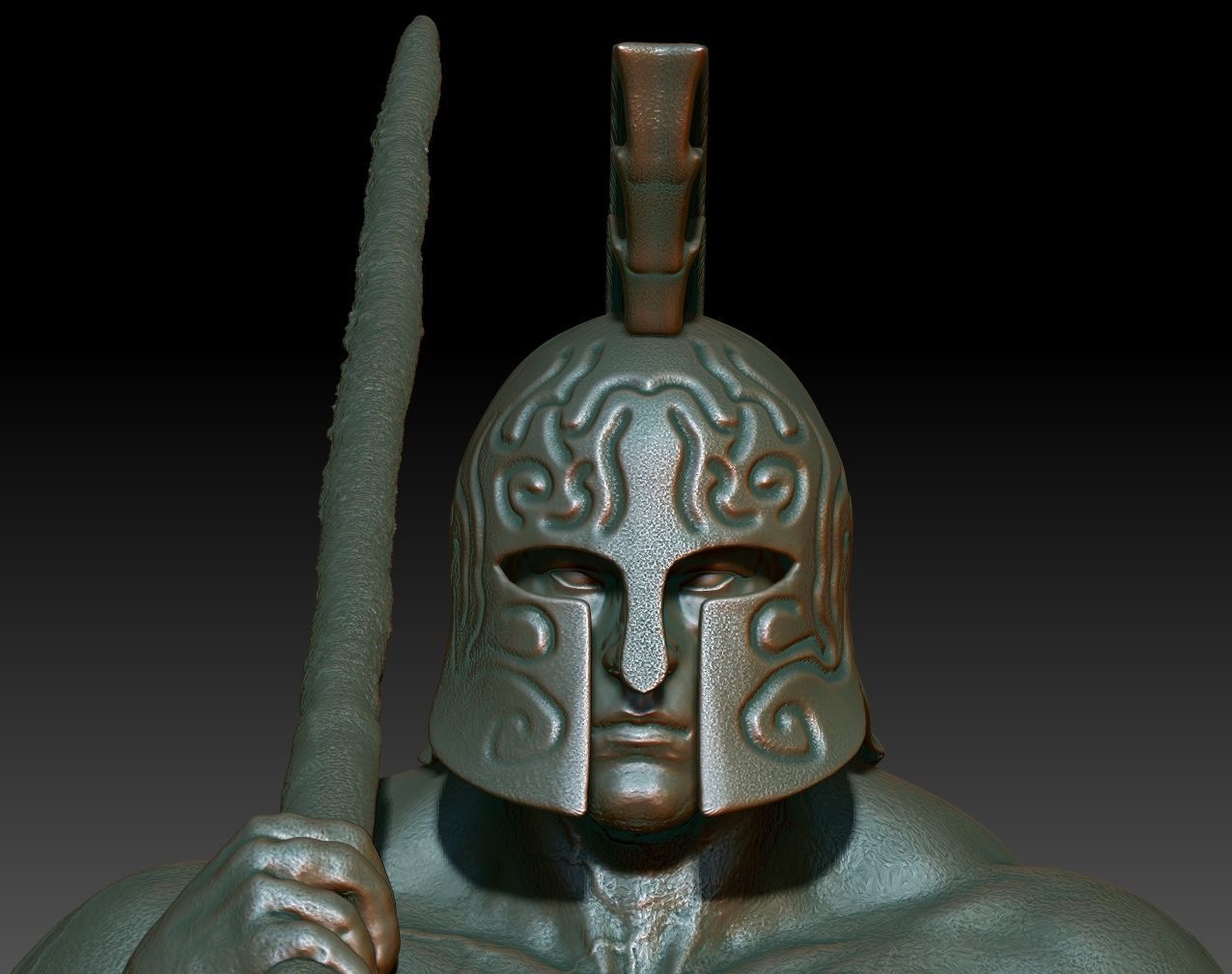 Atlantis Frank Frazetta 3D print model_6