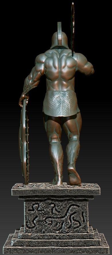 Atlantis Frank Frazetta 3D print model_11