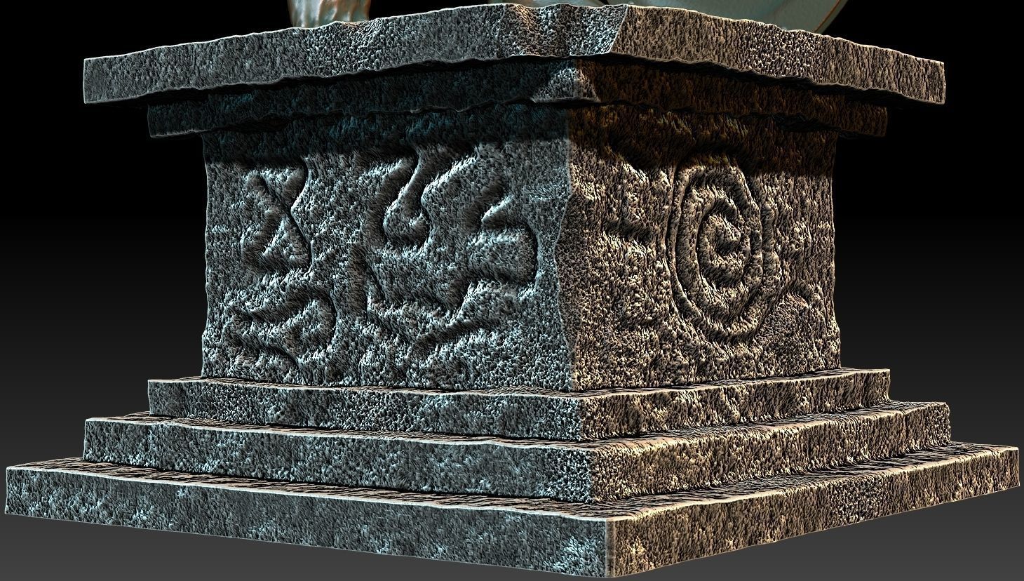 Atlantis Frank Frazetta 3D print model_9