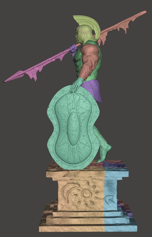 Atlantis Frank Frazetta 3D print model_19