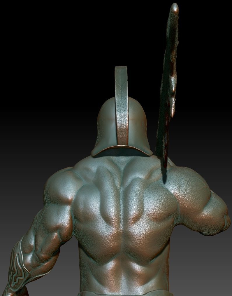 Atlantis Frank Frazetta 3D print model_3