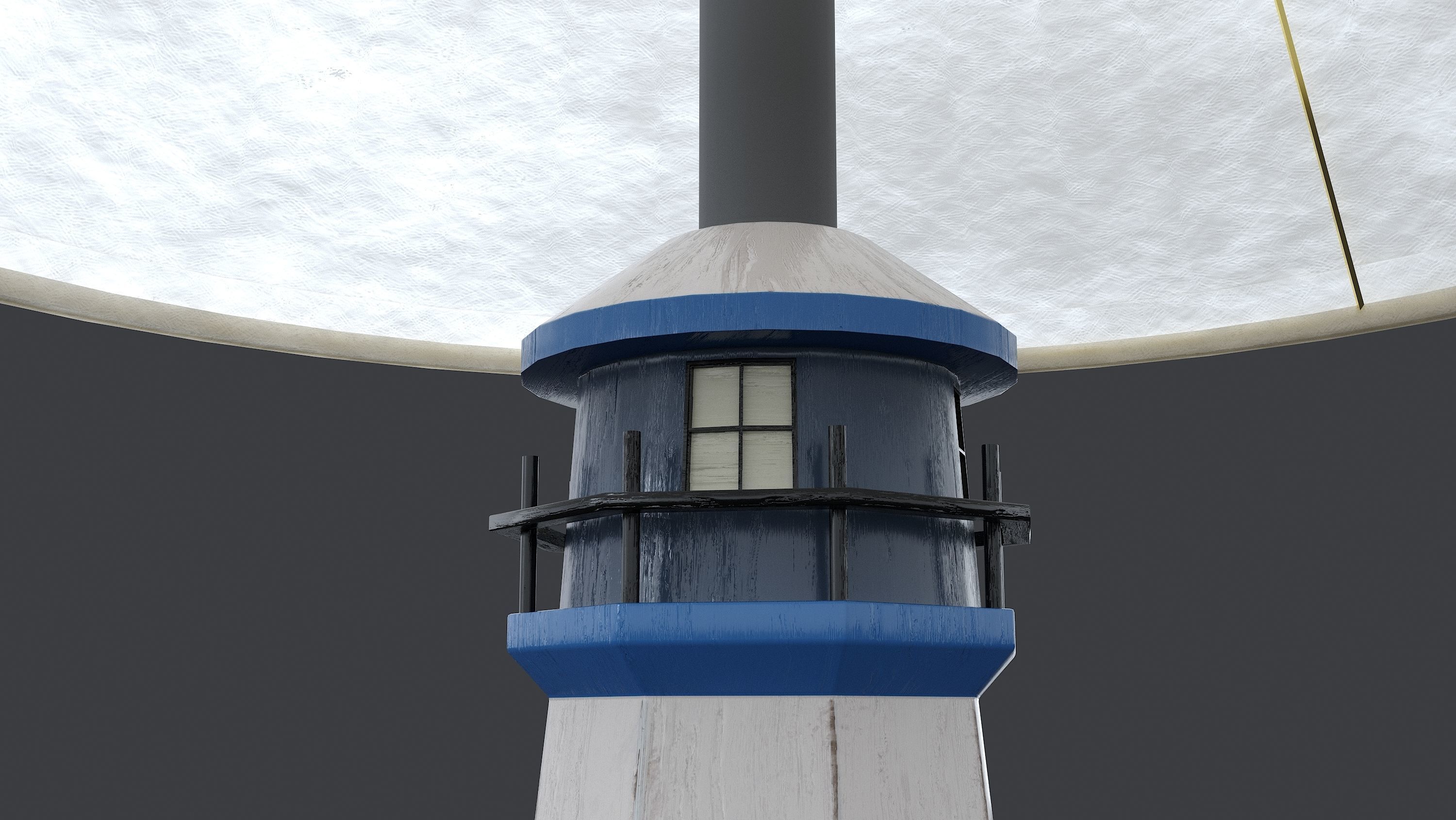 Lighthouse table lamp 3D model_3