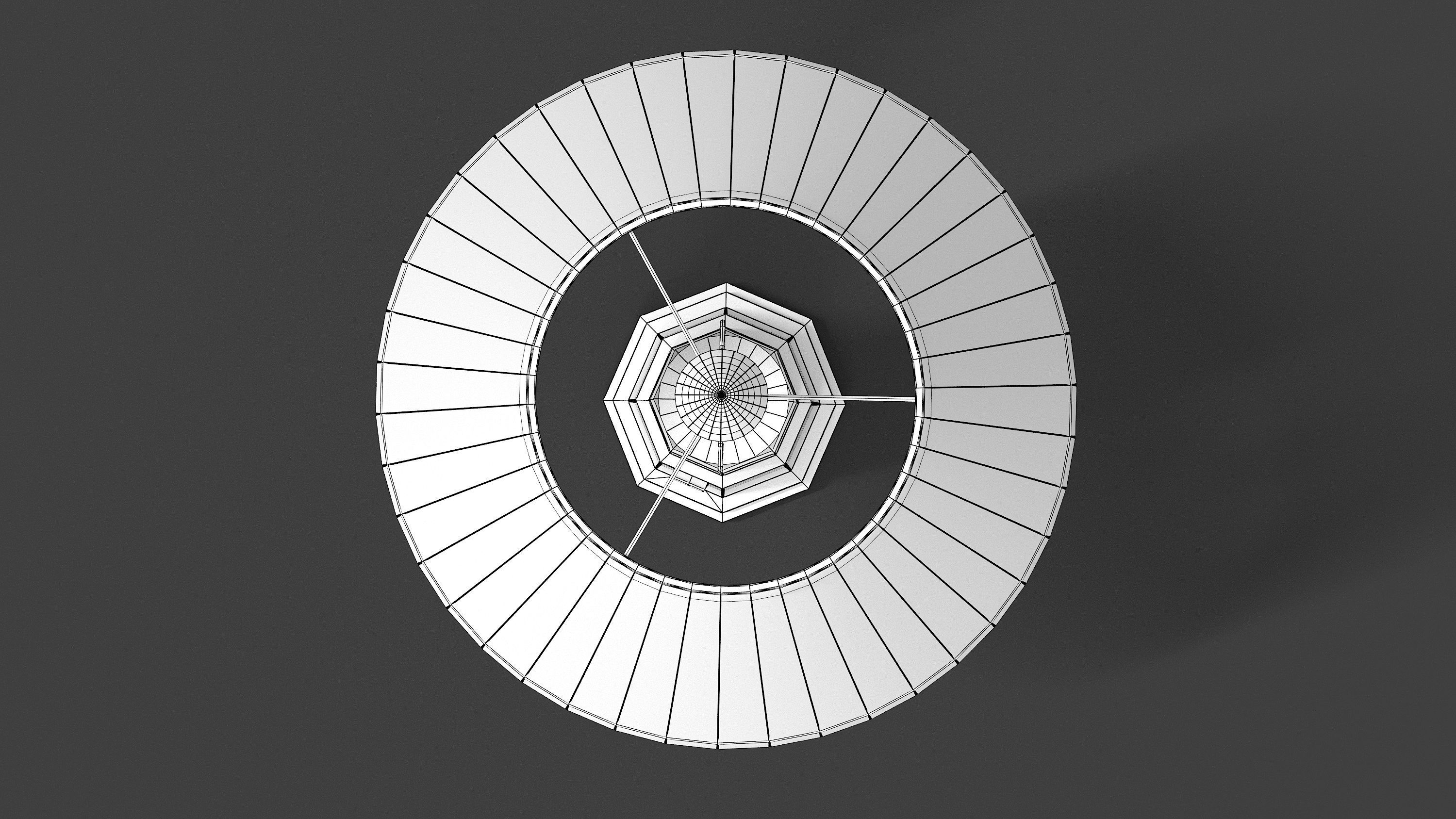 Lighthouse table lamp 3D model_8