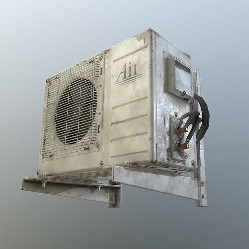 Air Condition Low-poly 3D model