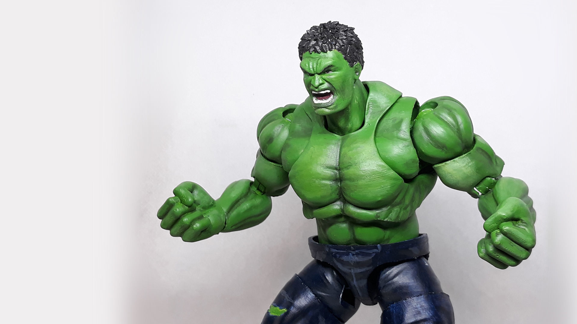 HULK  articulated action figure 3D print model_4