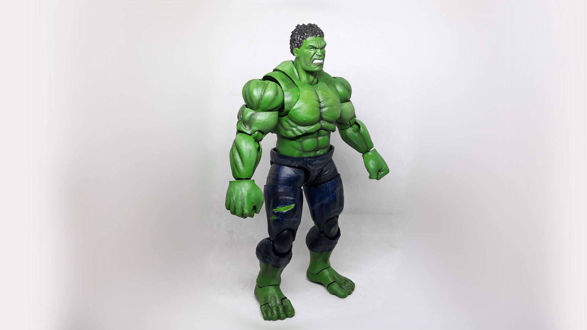 HULK  articulated action figure 3D print model_8