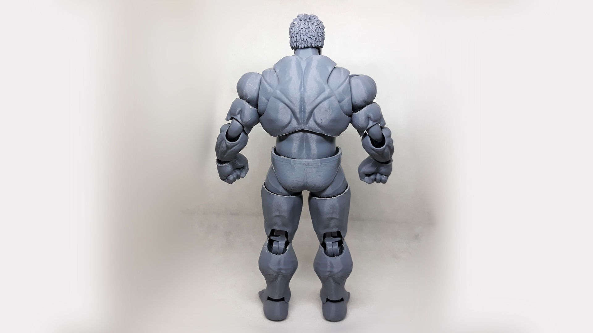 HULK  articulated action figure 3D print model_13