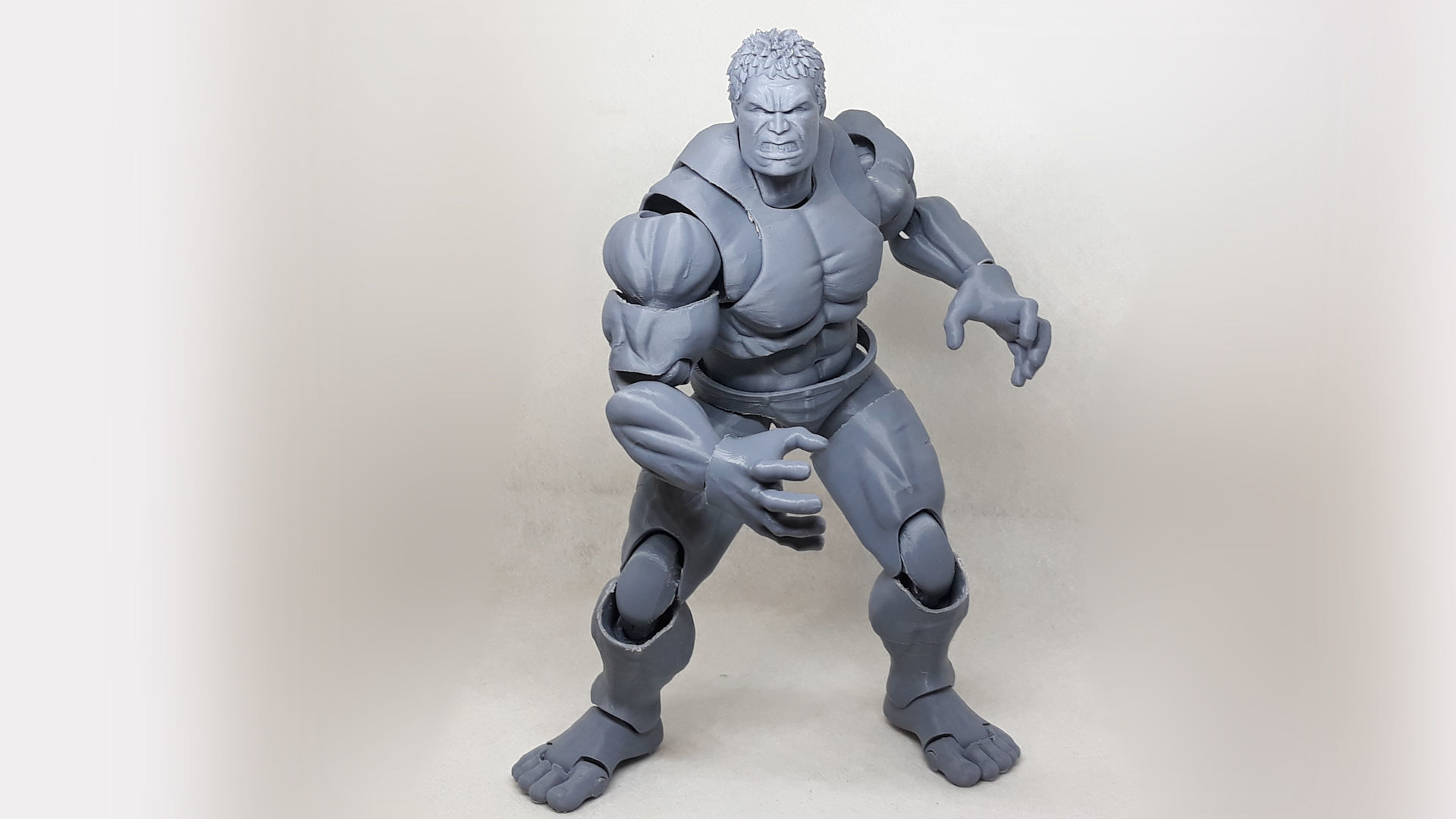 HULK  articulated action figure 3D print model_20