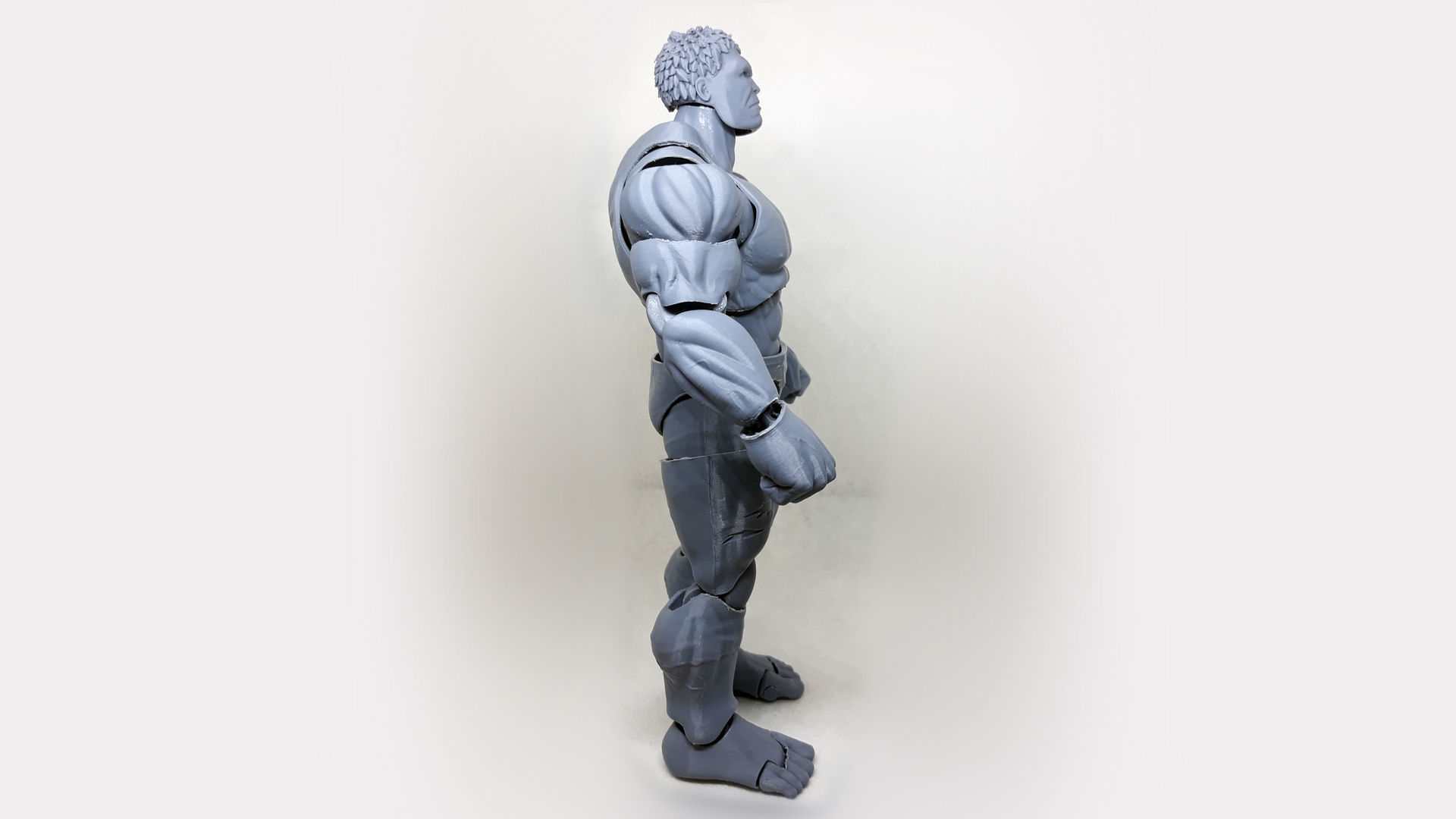 HULK  articulated action figure 3D print model_12