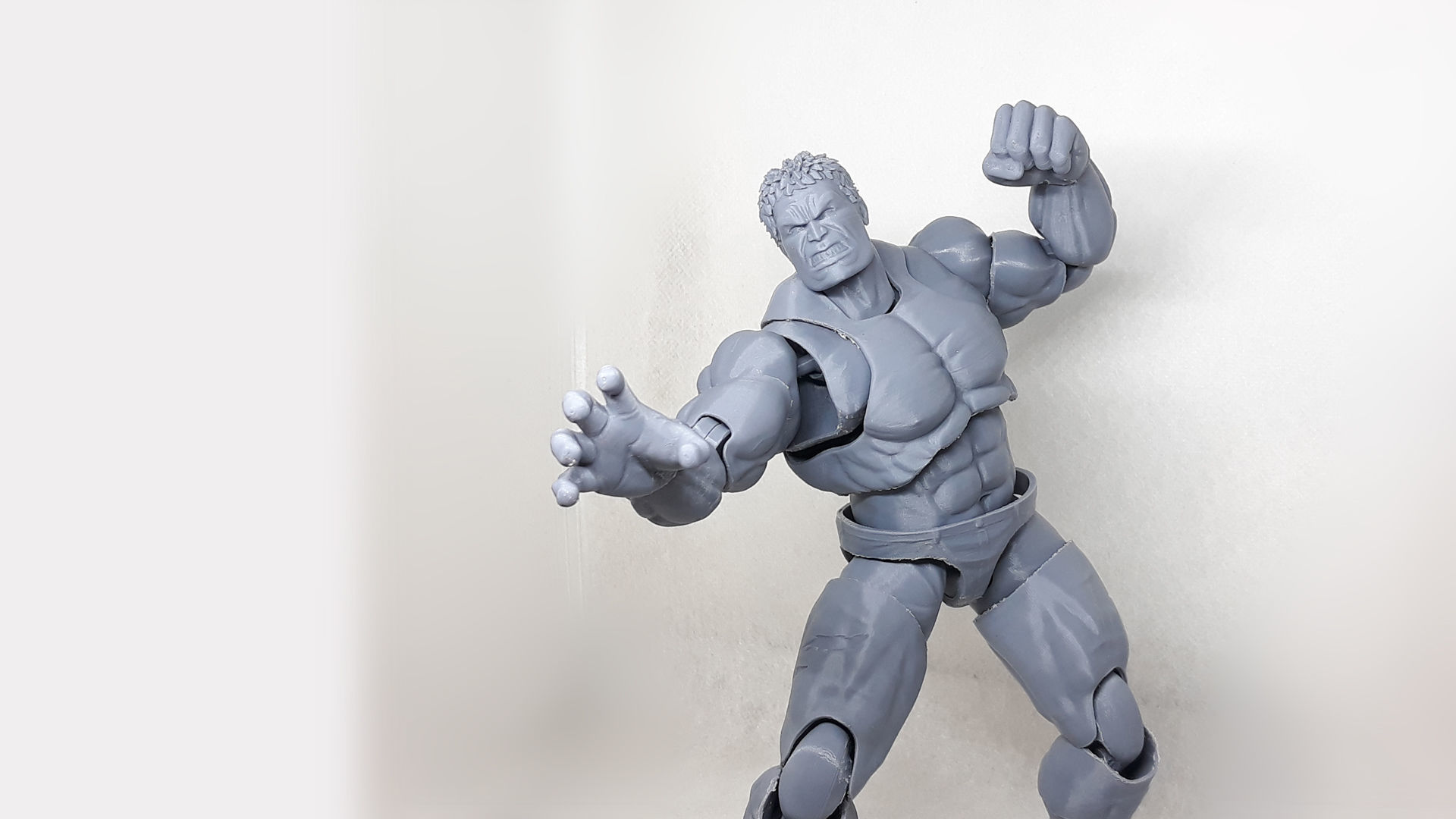 HULK  articulated action figure 3D print model_19