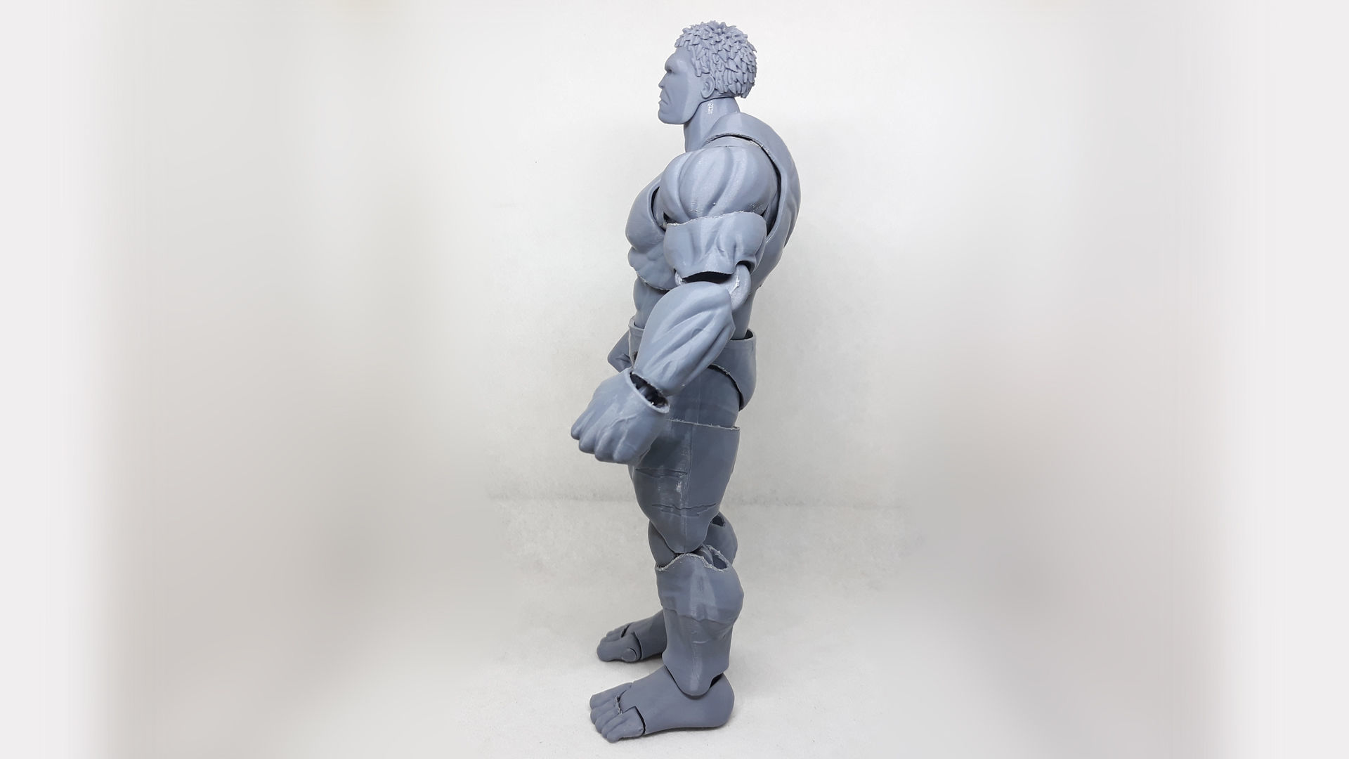 HULK  articulated action figure 3D print model_14