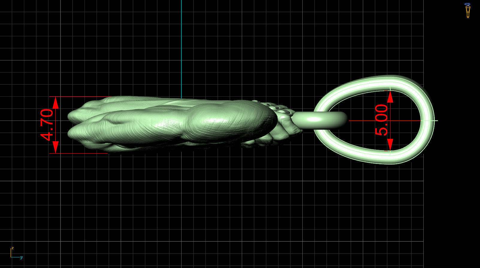armwrestling  v2 3D print model_15